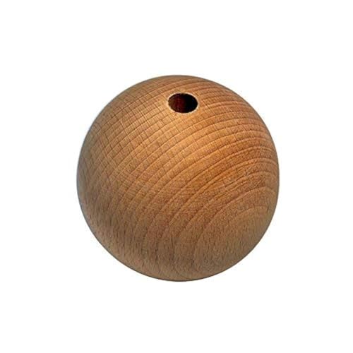 Rohholzkugel Holzkugel Kugel Holz Buche durchbohrt &Oslash; 70 mm &oslash; 10 mm 1 St&uuml;ck