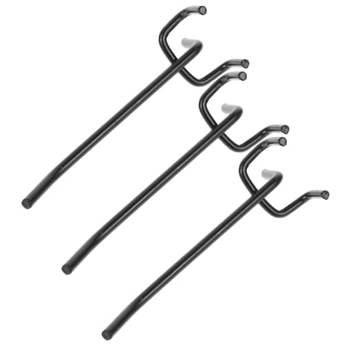 Alipis Metal Pegboard Storage Hooks 8 Pack Stainless Steel Easy Installation for Home Organization