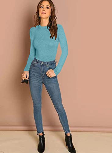 Image of Dream Beauty Fashion Women's Casual Round Neck Long Sleeves Stylish Top, 23 inch inches (Top Empire-06)