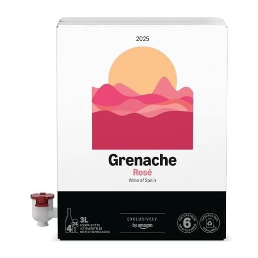 by Amazon Grenache, Spanischer Roséwein, 3L Beutel in einer Box, 3L, 1er Pack