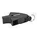 Alomejor Sports Off, Audio Judge Whistle for Sports ， Survival Whistle with 2 Finger Clips, Plastic Material (Black)