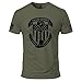 US Military Men's T-Shirt Fallen Heroes Battlefield Cross Large Military Green