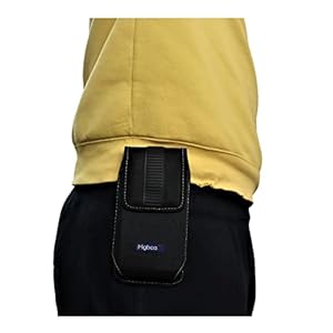 Mgbca Nylon Phone Pouch for iPhone 14 13 12 / iPhone Pro Rugged W/Fixed Secure Holster, Belt Loop Clip Holder, Magnetic…