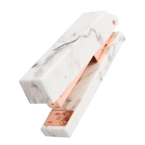 jojofuny Unique Design Marbling Stapler Stapling Tool Office Stapler School Stationery