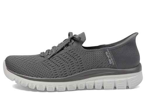 Image of Skechers Women's Graceful - First Crush Hands Free Slip-Ins | Modern Comfort Casual, Slip-ins, Air-Cooled Memory Foam, Machine Washable, Vegan