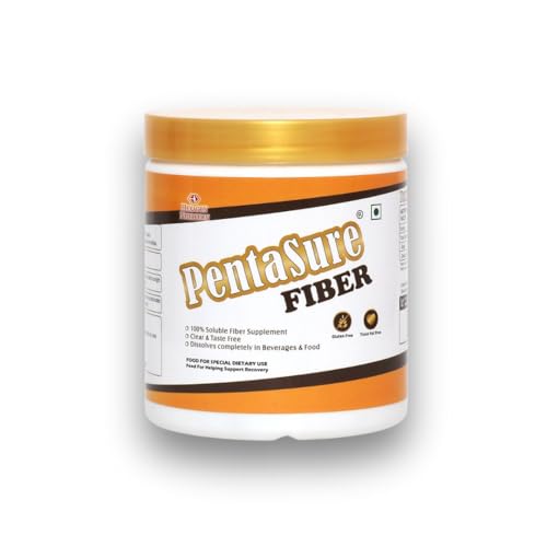 Image of PentaSure Fiber - Resistant Maltodextrin - 100g | Tasteless, Odourless, Clear | 100% Soluble | Prebiotic for Gut & Metabolic Health | 9g Fiber per 10g Powder