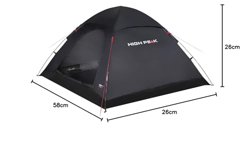 Carpa High Peak Tents Monodome XL para 4 personas miniatura 6