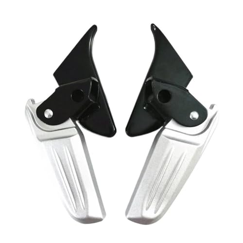 Repose-pieds moto pliantes pour Primavera et LX support de pédale noir