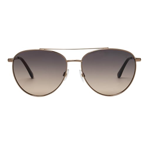 Frye Women's Felicia Sunglasses Aviator, Bronze, 58 mm2