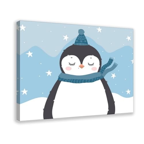 Poster animal arctique en toile 61x91 pour habiller un mur vide