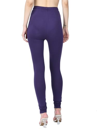 Image of Robinbosky Cotton Churidhar Leggings for Women - Stylish, Stretchable & Flattering Fit for All-Day Comfort