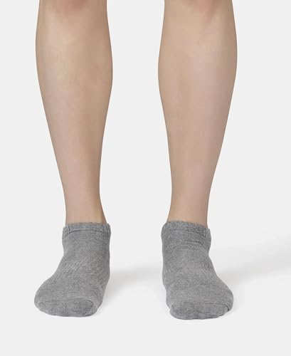 Image of Jockey 7097 Men's Compact Cotton Stretch Low Show Socks With Stay Fresh Treatment (Pack of 3)