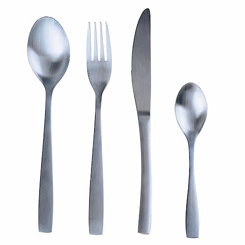 Set 16 posate in acciaio inox 18/0 satinato, Manhattan