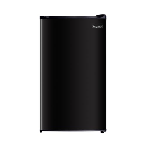 Image of Magic Chef 3.5 cu. ft. Mini Refrigerator in Black with Freezer Section