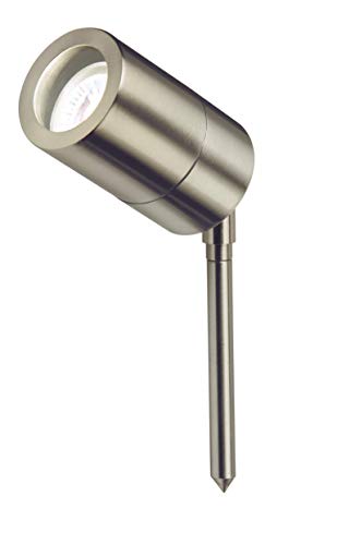 Knightsbridge GU10SPIKEL Stainless Steel Lightweight Spike Light, Aluminium, 35 W, GU10 IP65
