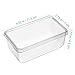 LABRIMP Clear Tiramisu Box 4.52X2.75X1.77In Portable Cake Container with Lid for Bakery Desserts Cupcakes and Cookies Food Storage Boxes