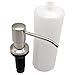 Ultimate Kitchen - Best Stainless Steel Sink Soap Dispenser (Polished) - Large Capacity 17 Ounce Bottle - Easy Installation - Well Built and Sturdy