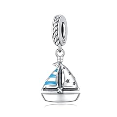 Blue Sailboat Charms