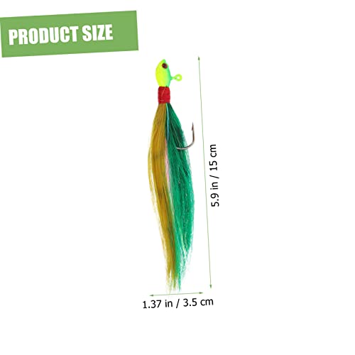 INOOMP 12 Pçs Isca Dura Isca Falsa Isca De Pesca Pequena Isca Isca De Peixe Pequena Placa De Ferro G