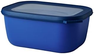 Mepal Multi Bowl Cirqula Rectangular Food Storage Container with Lid - Suitable as Airtight Storage Box for the Fridge & Freezer, Microwave Container & Servable Dish 1000 ml Nordic Pine.