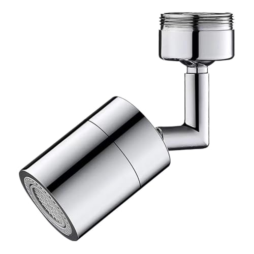 Extensor de grifo con rotación universal de 720°, cabezal rociador de modo dual, brazo robótico de cocina, grifos de extensión giratorios for baño(1 mode)