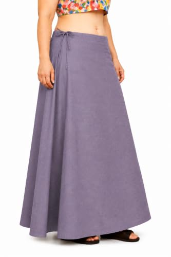 Image of CITIX Pure Cotton Petticoat for Women's Saree | Adjustable Drawstring Waist
