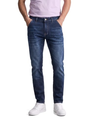 Image of THE INDIAN GARAGE CO Men Slim Fit Solid Mid-Rise Jeans