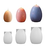 GUAHKUN Keramik Kerzen in Eierschalenform Frühlings-Eier Kerzenei Dekokerze in Eiform Wachskerze Ei Dekokerze für Frühlingsambiente (A)