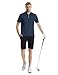 MDLBNSI Funny Golf Shirt for Men Funny Golf Polo for Men Performance Polo Shirts Skeleton Navy 2XL