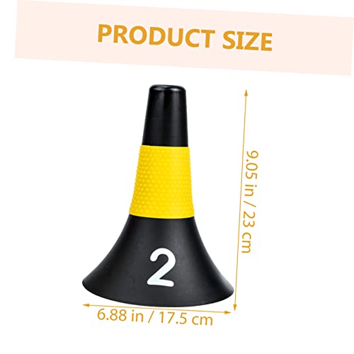 BESPORTBLE 10Pcs Ferramentas Infantis Cones De Trânsito Laranja Multiferramentas Equipamentos De Tre