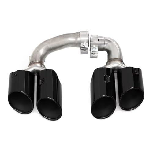 Punta cola coche en acero inoxidable premium para modelos Cayenne 9Y0