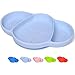 Plato Ventosa Bebe, iKiKin Plato Silicona Bebe Elefante, Platos Bebes Antideslizantes, Mantel de Bebé Portátil para Bebés, Niños Pequeños, Lavavajillas y Microondas (Cielo Azul)