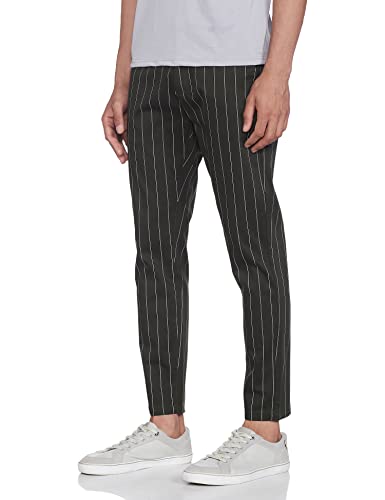 Image of Spykar Men's Slim Fit Trousers