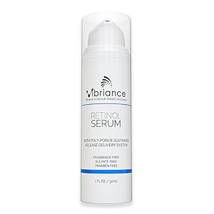 Vibriance Retinol Serum for Face – Reduces Appearance of Deep Wrinkles and Large Pores, Enhances Skin Tone, Improves Complexion, Retinol Night Serum for Sensitive & Mature Skin – 1 fl oz (30ml)