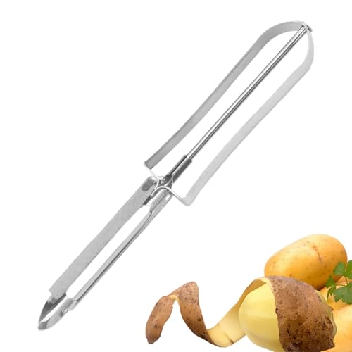 Selegor de frutas vegetales para verduras de acero inoxidable - gadget de cocina multifuncional con mango cómodo de pelador de verduras para cocina, frutas, verduras, patatas y zanahorias