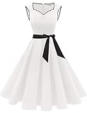 Tragen Sie dieses 1940er Jahre Retro Rockabilly Vintage Kleid als Cocktailkleid, Heimkehr-Kleid, Abendkleid, Abschlussballkleid, Brautjungfernkleid, Hochzeitsgäste-Kleid, Weihnachtskleid, Geburtstagsparty-Kleid, Verkleidung, Picknickkleid, semi-formelles oder formelles Kleid.