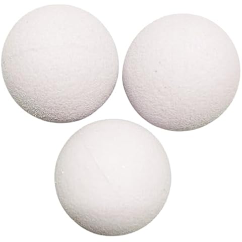 Sunflex Whisperballs - Pack of Three Foam Table Tennis Balls Designed for Quiet Table Tennis Play - Lightweight Foam Balls with Excellent Bounce - Fun, Unique Way to Play Ping Pong Cover