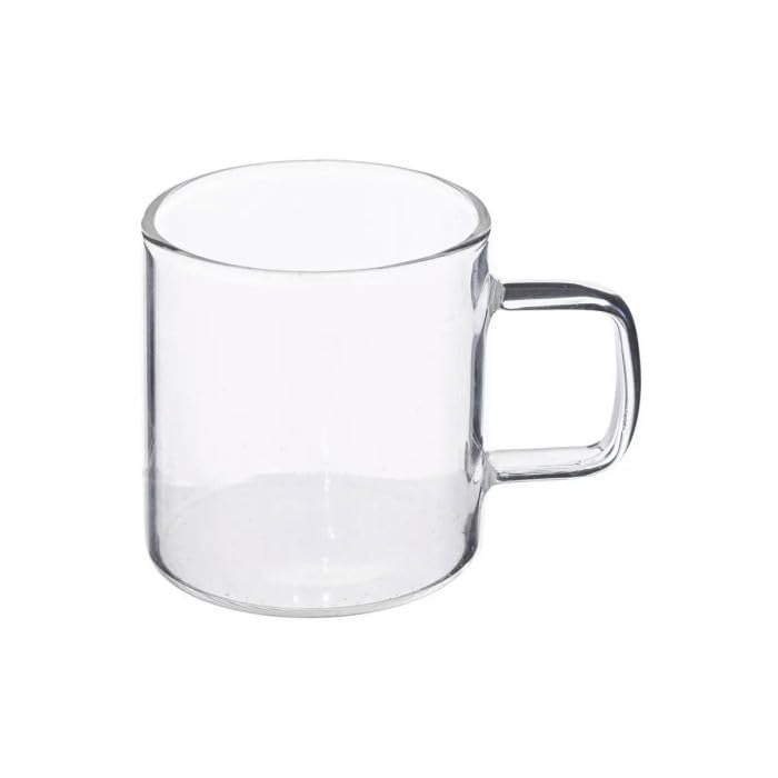 6 Tasses à Bière En Plastique Transparent 600ml Avec Poignée - Pour Bar, Barbecue, Fêtes, Café - 12