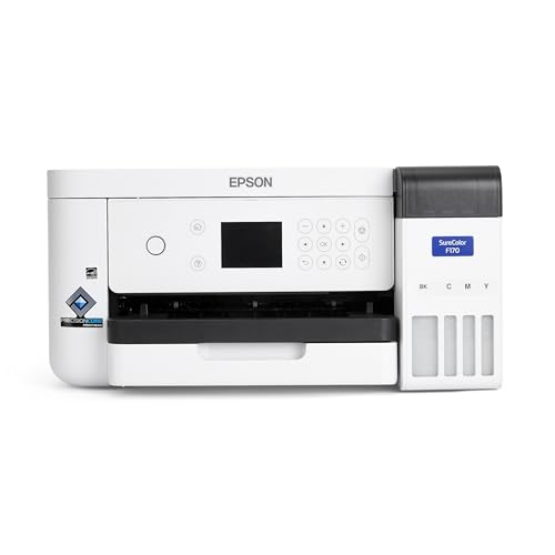 makerflo Epson SureColor F170 Sublimation Printer – Professional Dye Sublimation for Tumblers, T-Shirts, Mugs, Keychains – Desktop Inkjet Printer for Mac & Windows - Image 6