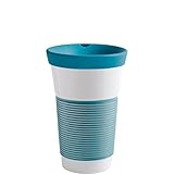KAHLA cupit Becher 0,47 l + Trinkdeckel ocean green