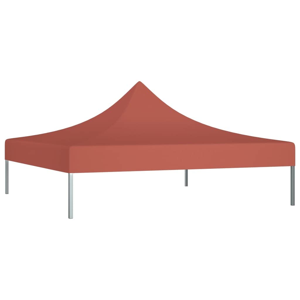 Tetto per Tendone,teli ombreggianti gazebo terrazzo esterno Robusto e durevole Adatto per esterni, campeggio, giardino, terrazza per Feste 2x2 m Terracotta 270 g/m²