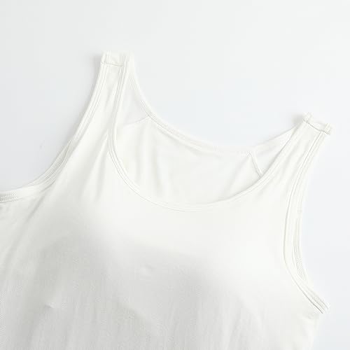 Image of Womens Modal Built-in Bra Padded Camisole Yoga Tanks Tops