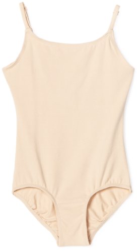 Danskin Big Girls' Camisole Leotard, Nude, Medium (8-10)