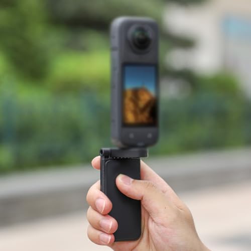 Opatiny - Opatiny Support de bureau pour Insta360, angle réglable, matériau PC, noir