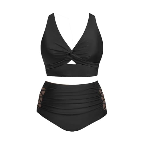 Tankini gainant pour complexes ventre et hanches de taille haute - 2