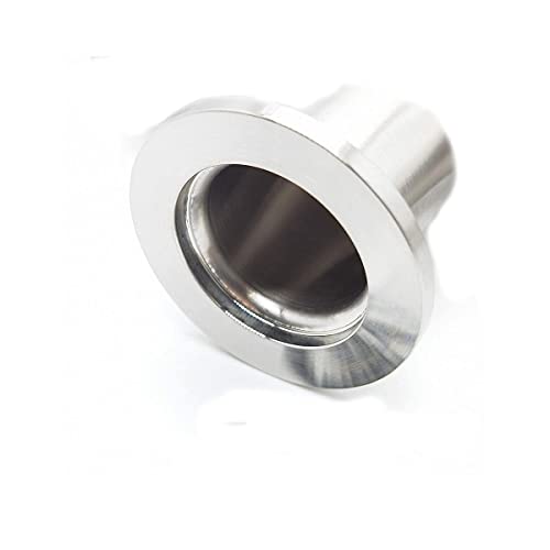 Image of SHERICH KF16 Flange Tee Vacuum Fittings Flange Size NW16 Vacuum Fitting, Stainless Steel (KF-16)