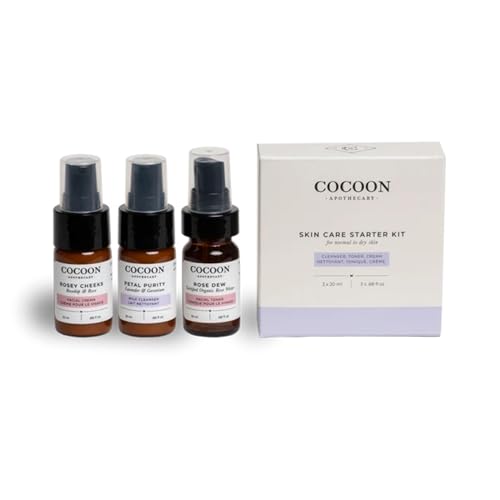 COCOON APOTHECARY Skin Care Starter Kit for Normal Skin 3 x 0.68 ...