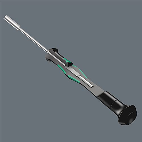 Image of Wera 05118120001 Kraftform Micro 2069 Nutspinner Electronics Precision Screwdriver, 4mm Head, 60mm Blade Length