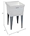 EZ-FLO El Mustee 19F Utilatub 18-Gallon Floor-Mount Laundry/Utility Tub, 34 X 20 X 24 In, White