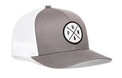 White Patch - Gray & White Hat
